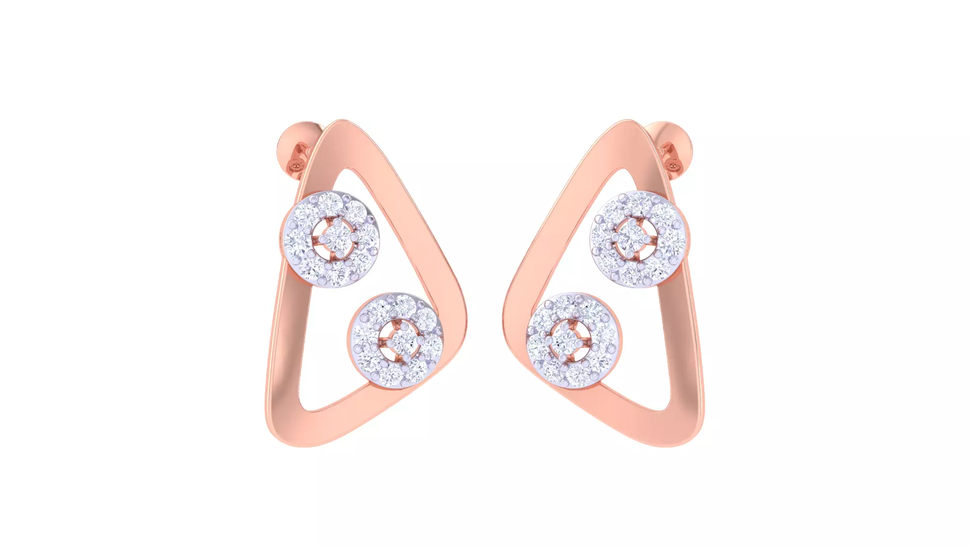 Women Earring 3dm STL OBJ FBX Renders Details 3D print model_0