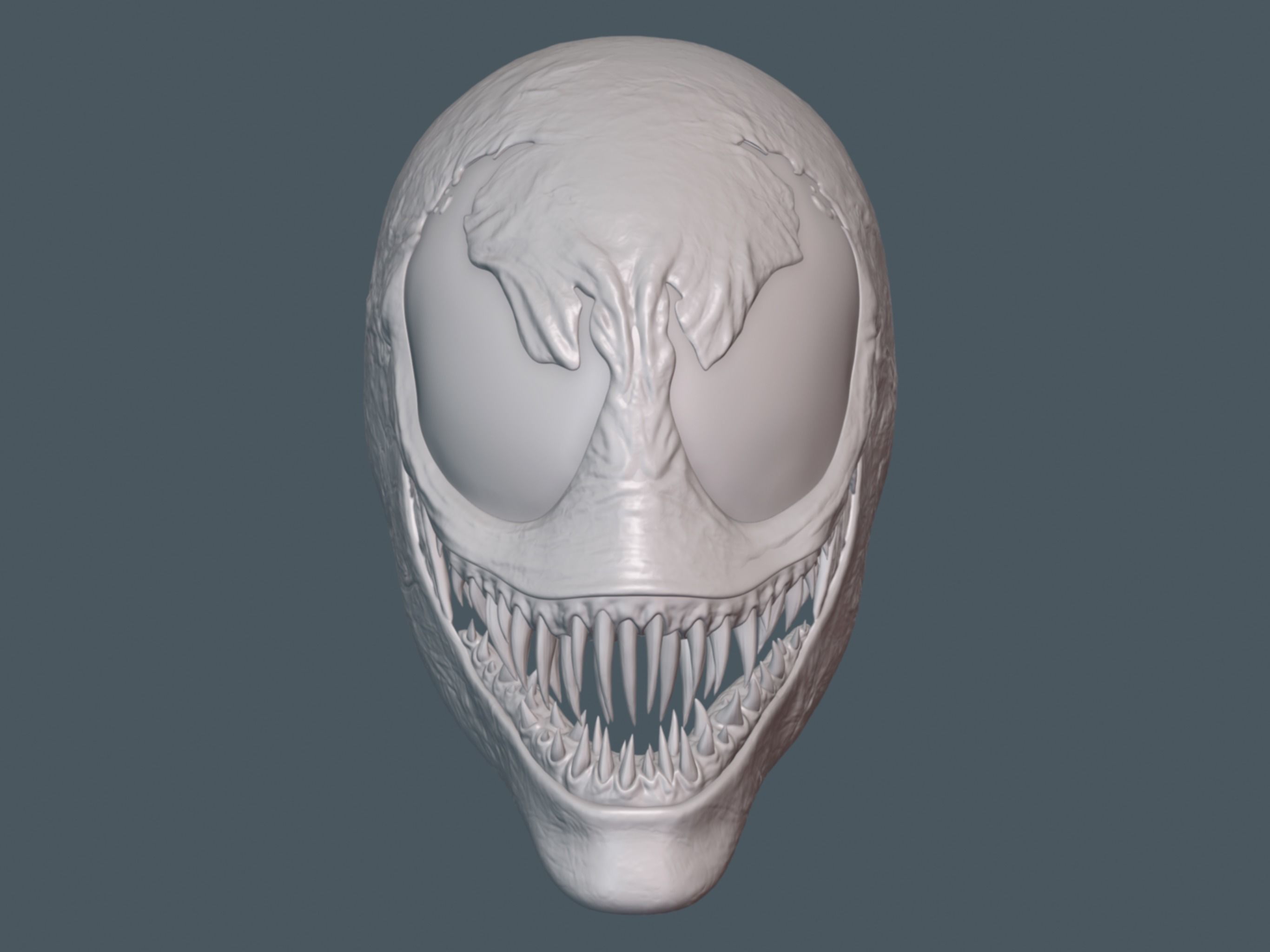 Venom Lethal Protector Mask Halloween Scary Horror Cosplay  3D print model_11