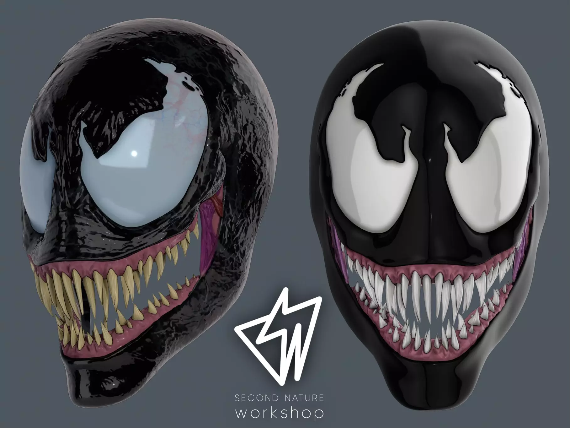 Venom Lethal Protector Mask Halloween Scary Horror Cosplay  3D print model_0