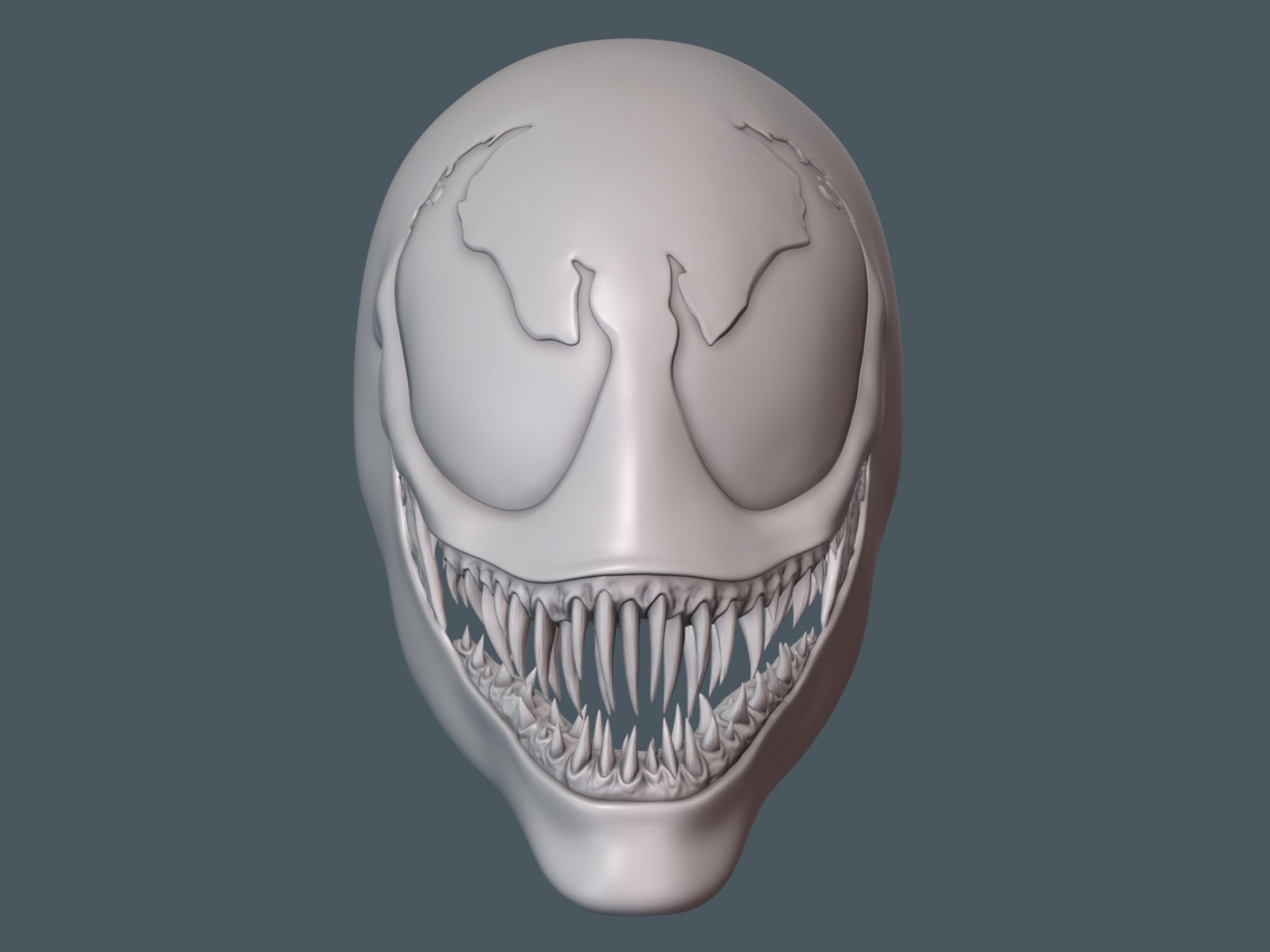 Venom Lethal Protector Mask Halloween Scary Horror Cosplay  3D print model_12