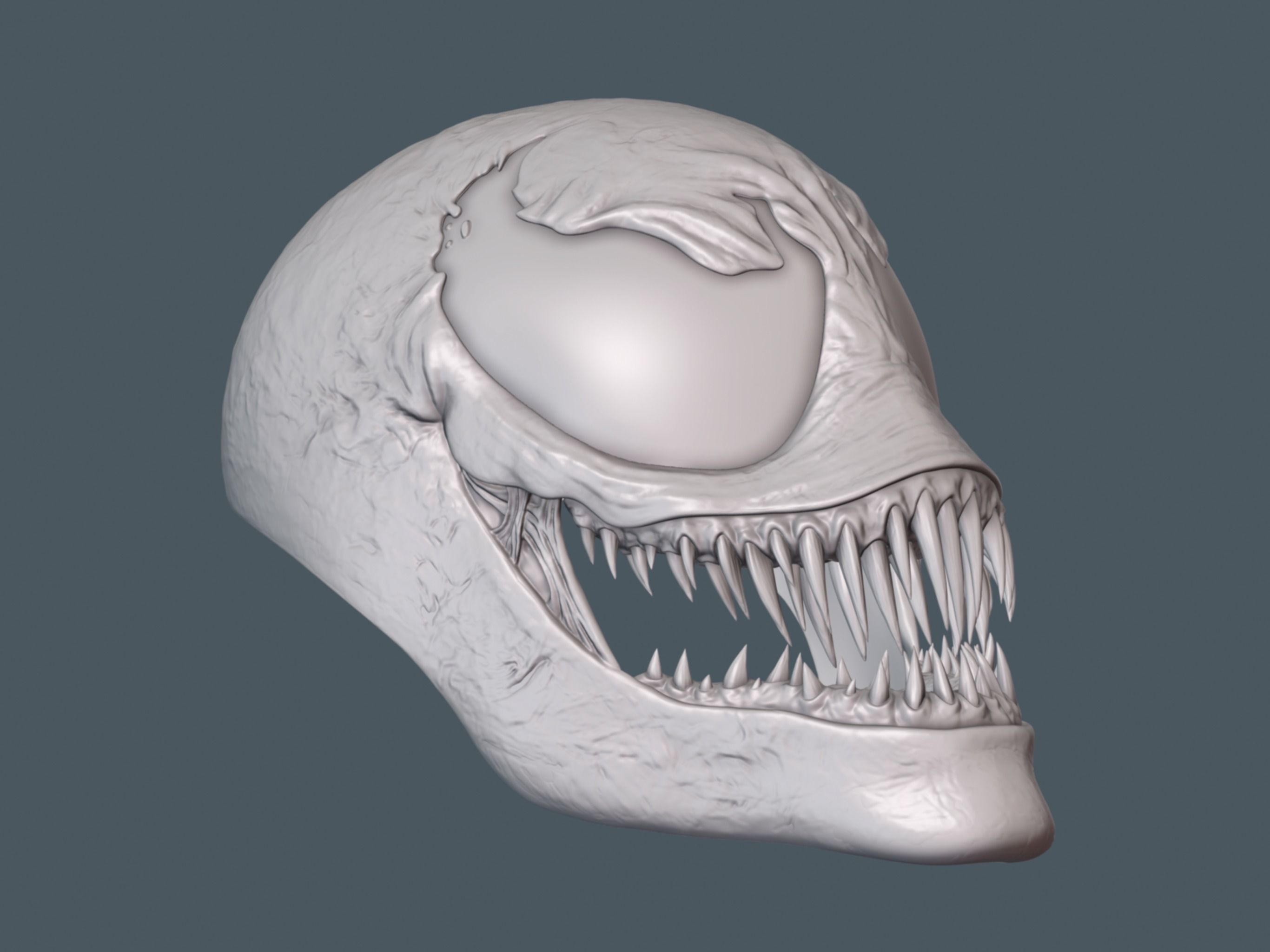 Venom Lethal Protector Mask Halloween Scary Horror Cosplay  3D print model_15