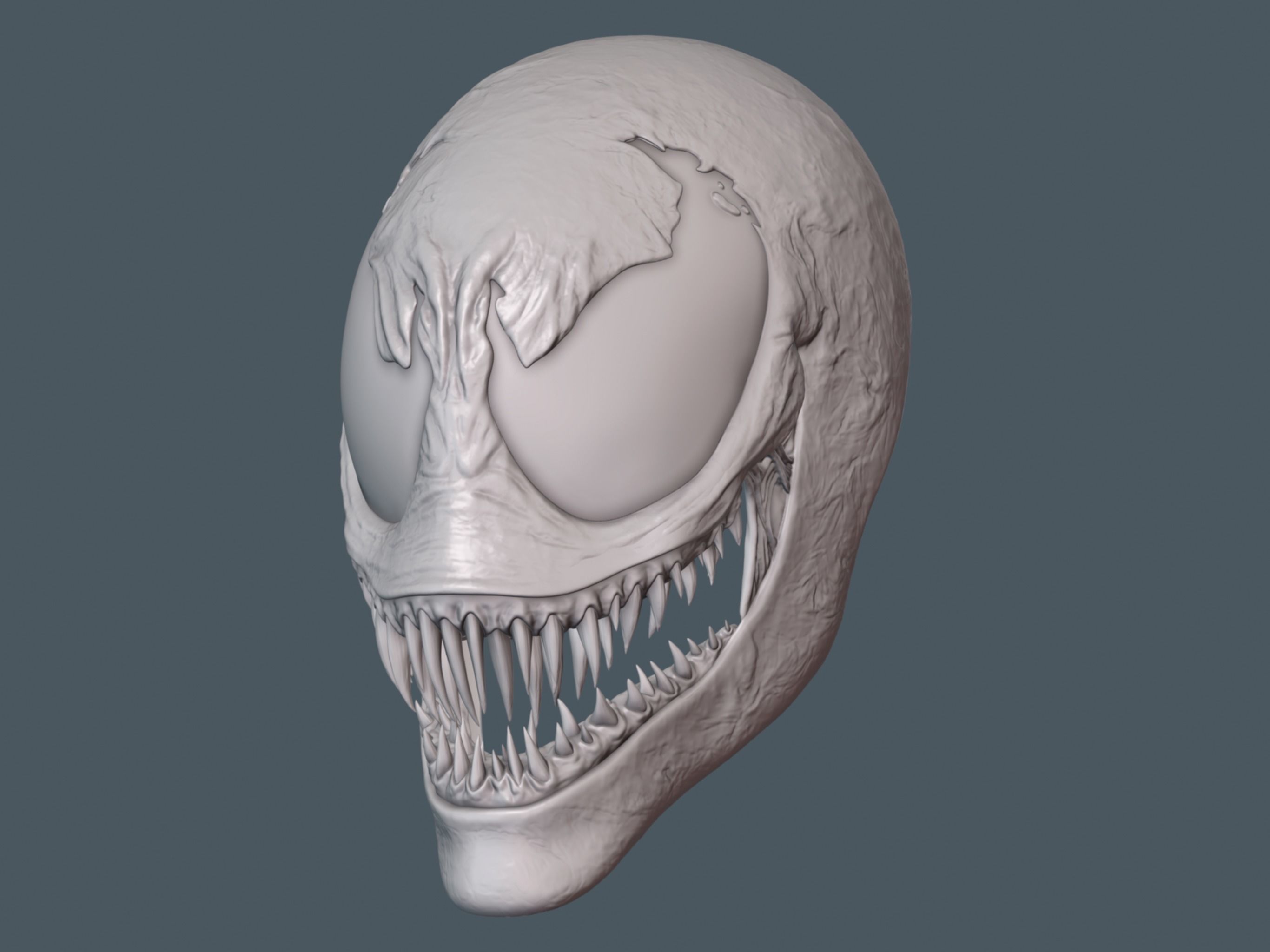 Venom Lethal Protector Mask Halloween Scary Horror Cosplay  3D print model_14