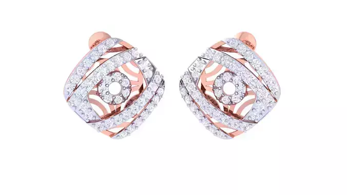 Women Earring 3dm STL OBJ FBX Renders Details