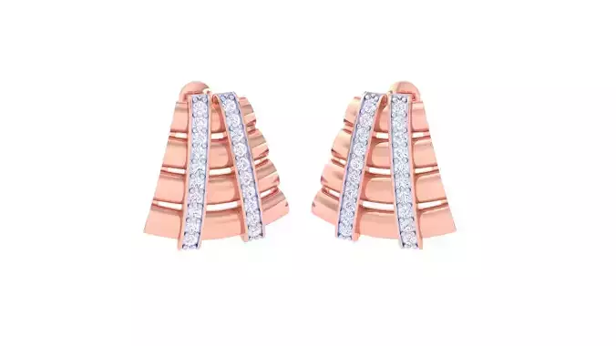 Women Earring 3dm STL OBJ FBX Renders Details