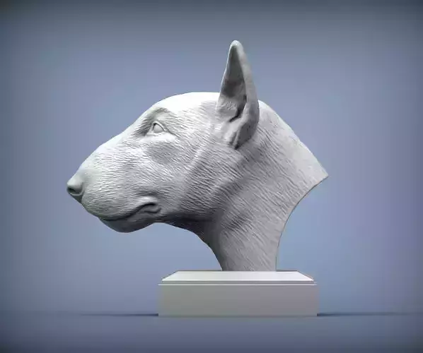 bull terrier 3D print model