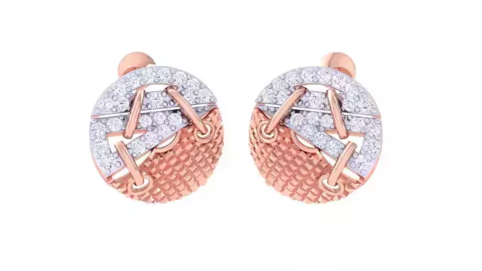 Women Earring 3dm STL OBJ FBX Renders Details