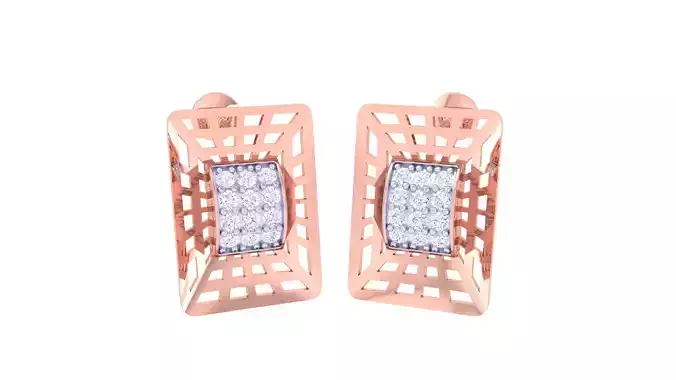 Women Earring 3dm STL OBJ FBX Renders Details