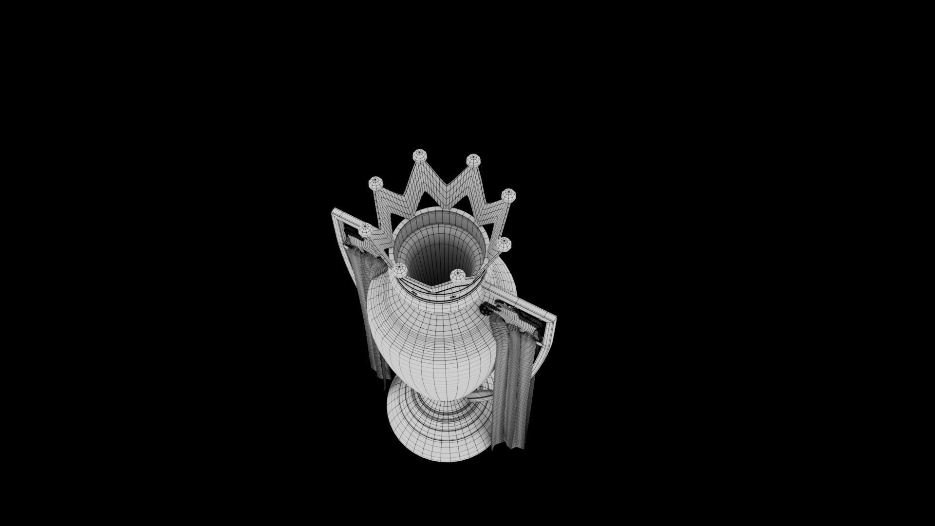 Premier League Trophy  3D model_7