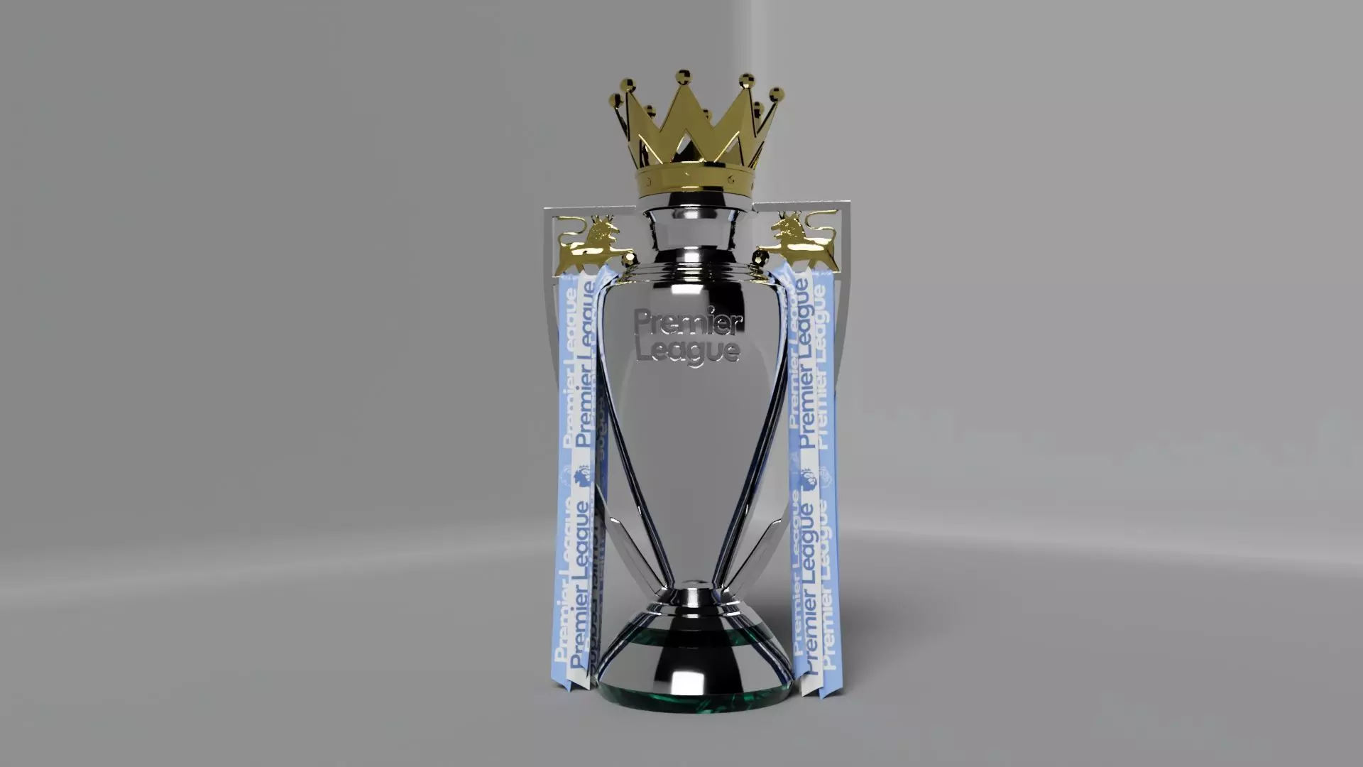 Premier League Trophy  3D model_0