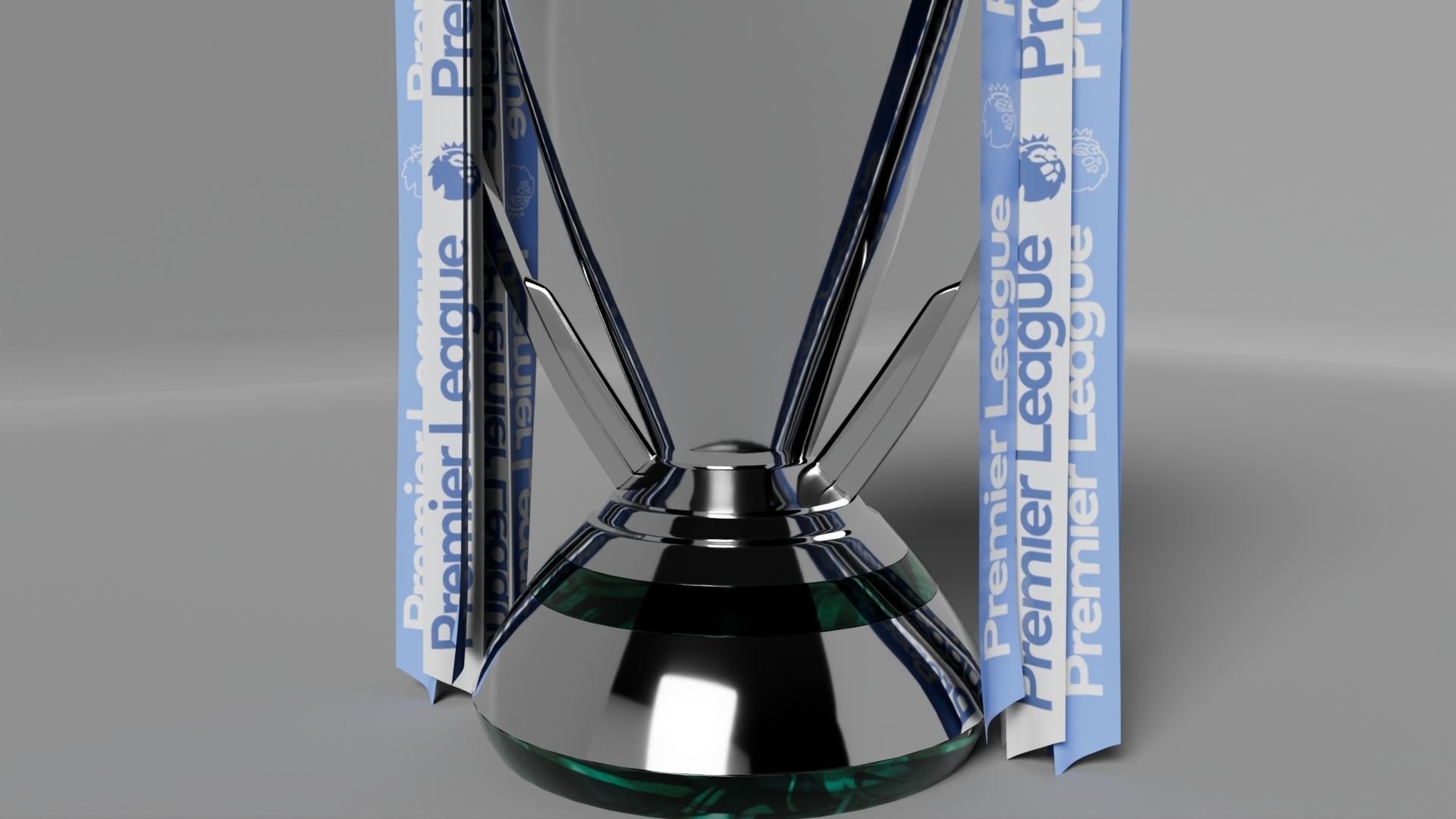 Premier League Trophy  3D model_3