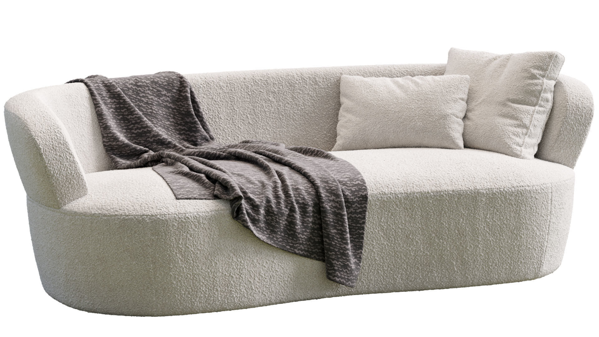 Sofa Joseph By Meridiani 3D model_4