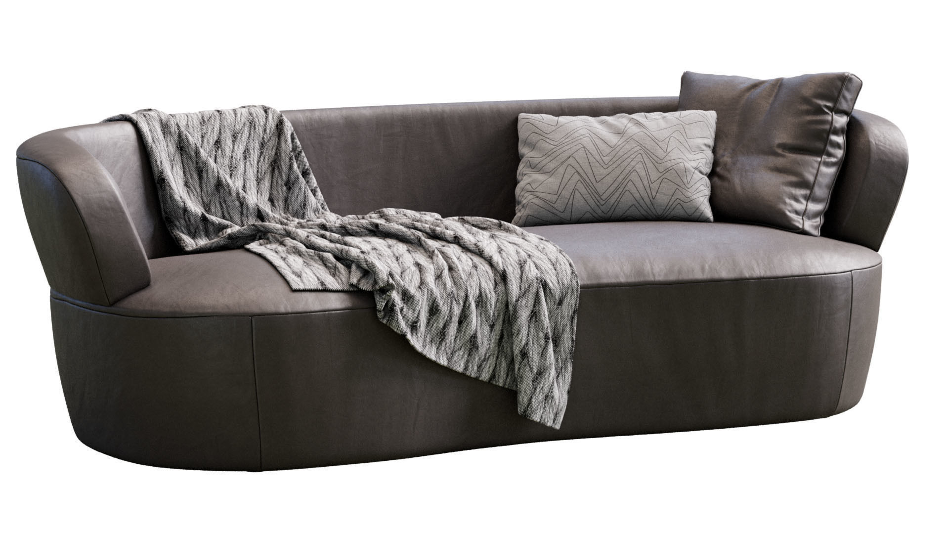 Sofa Joseph By Meridiani 3D model_1