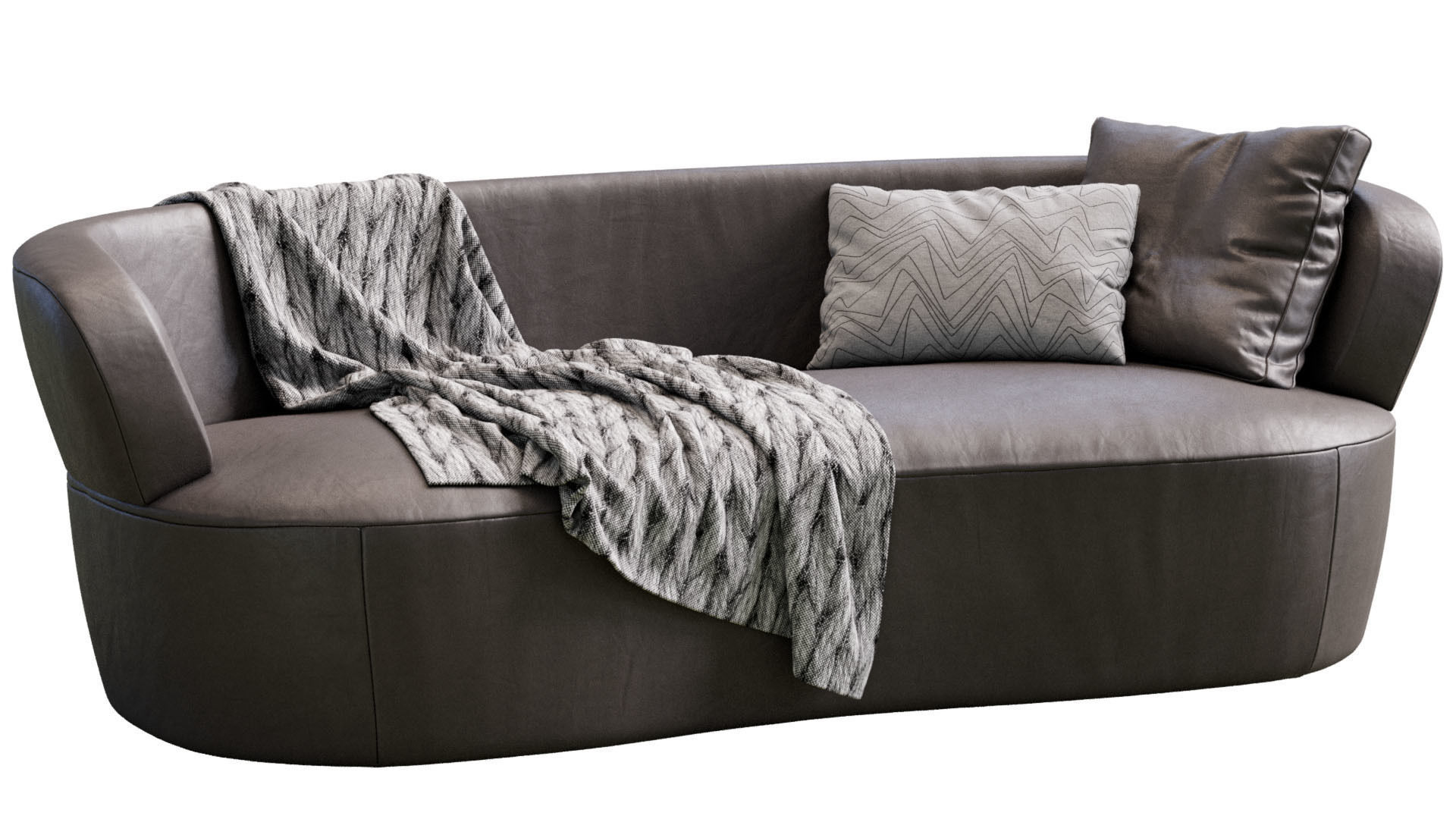 Sofa Joseph By Meridiani 3D model_11