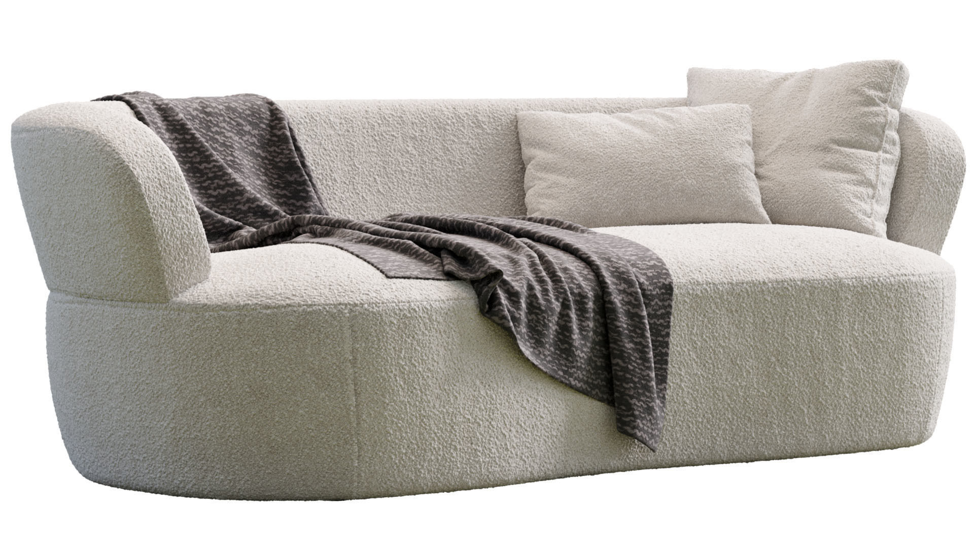 Sofa Joseph By Meridiani 3D model_3