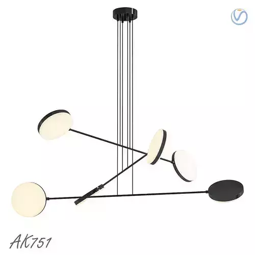 AK751 chandelier with four circles