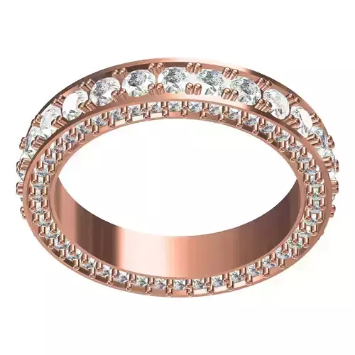 Pave Diamond Eternity Band