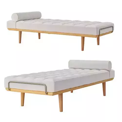 1stdibs Day bed Hans Wegner 1950s Low-poly 3D model