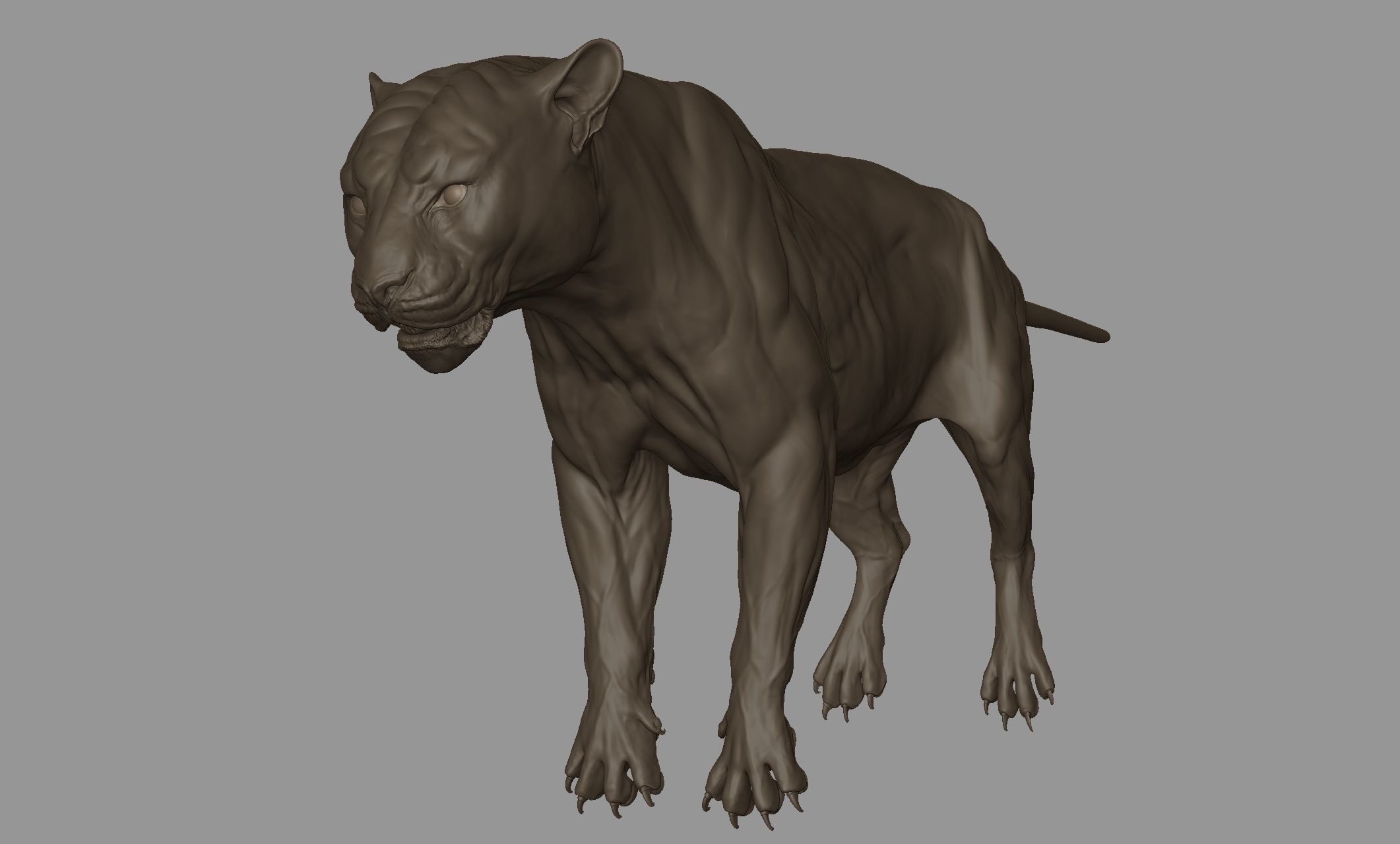 Tiger  VFX Cinematic quality 3D model 3D model_4