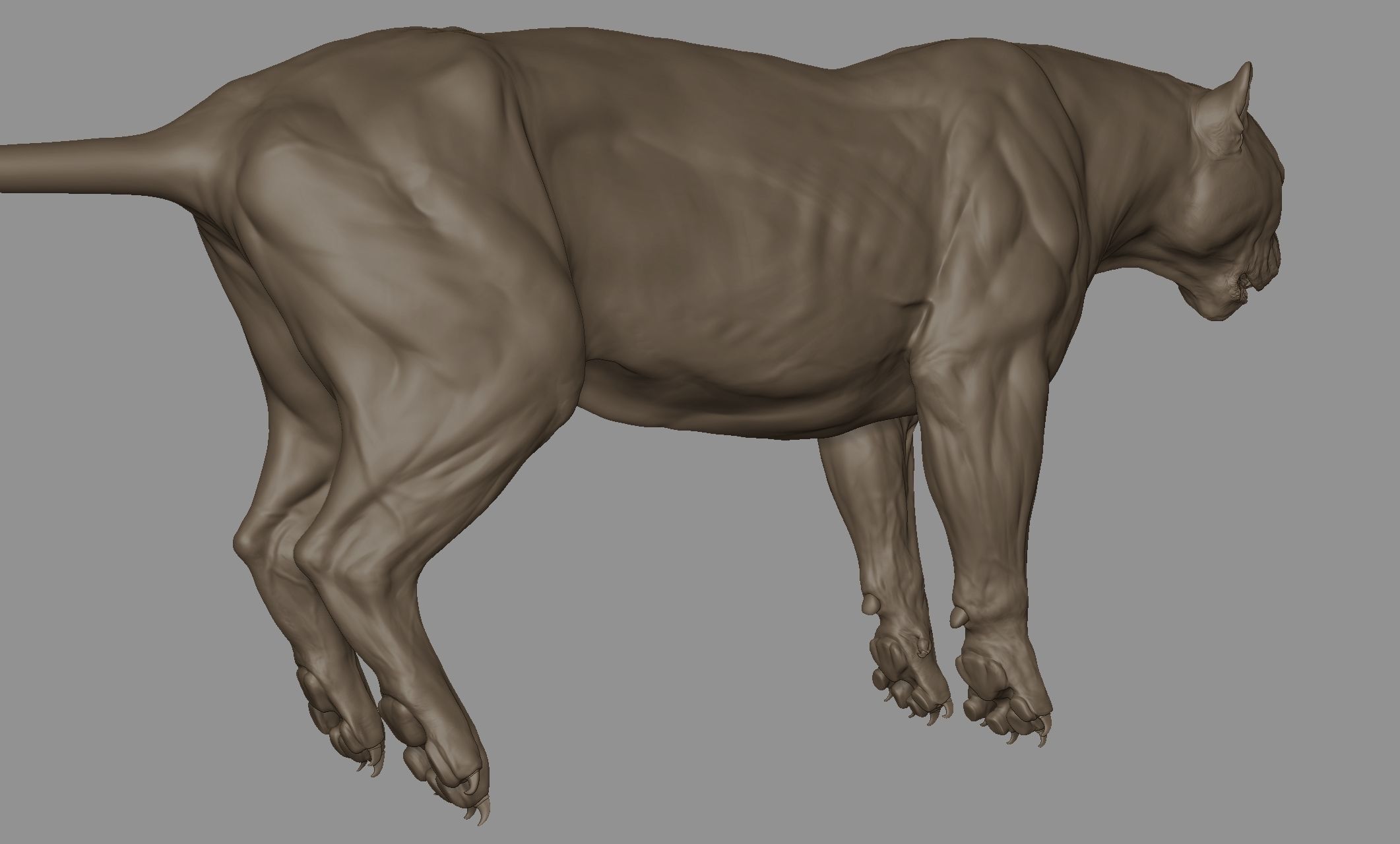 Tiger  VFX Cinematic quality 3D model 3D model_1