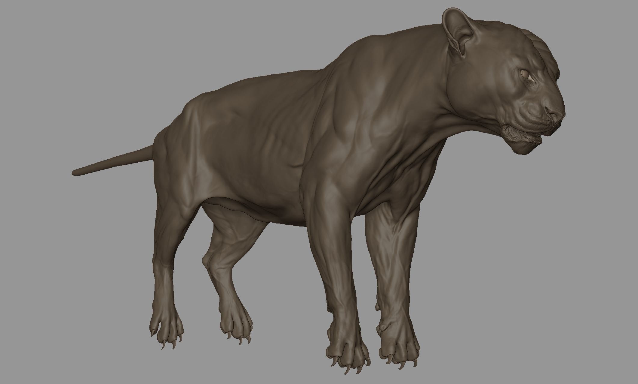 Tiger  VFX Cinematic quality 3D model 3D model_3