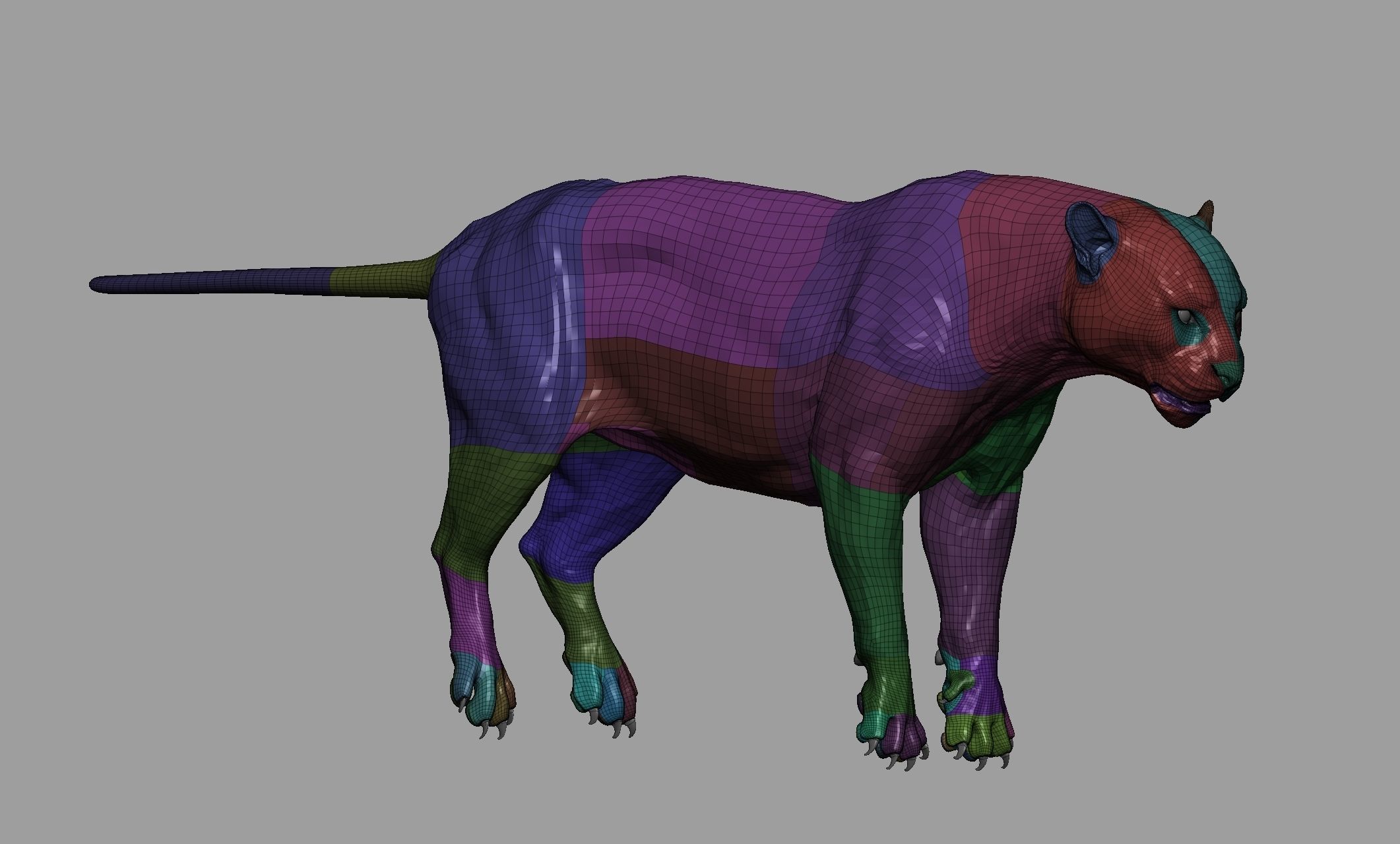 Tiger  VFX Cinematic quality 3D model 3D model_19