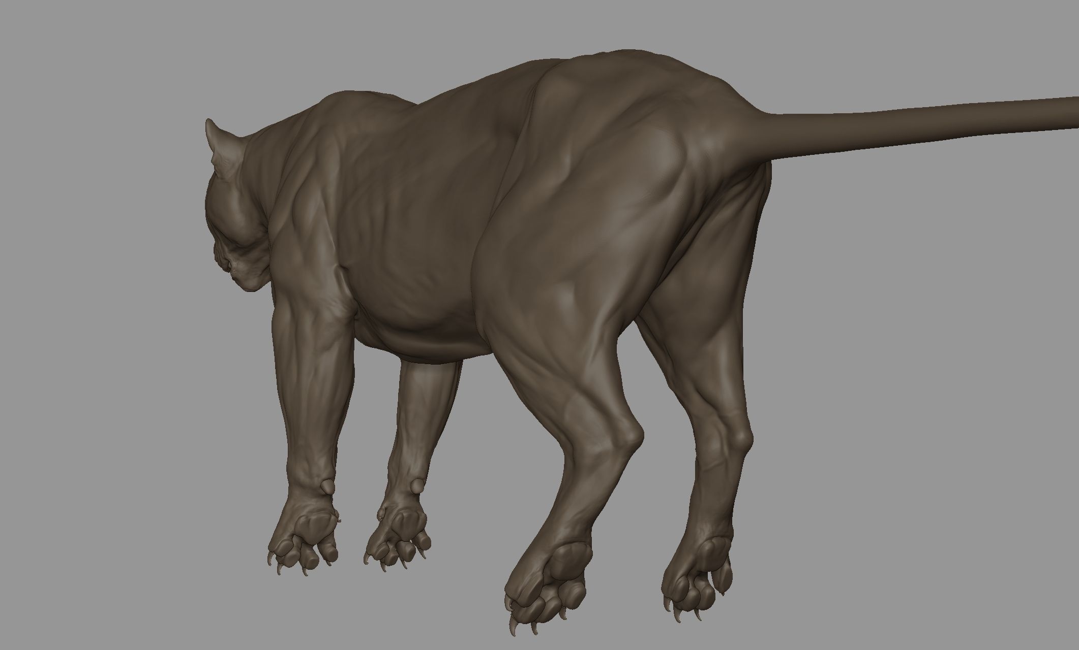 Tiger  VFX Cinematic quality 3D model 3D model_9