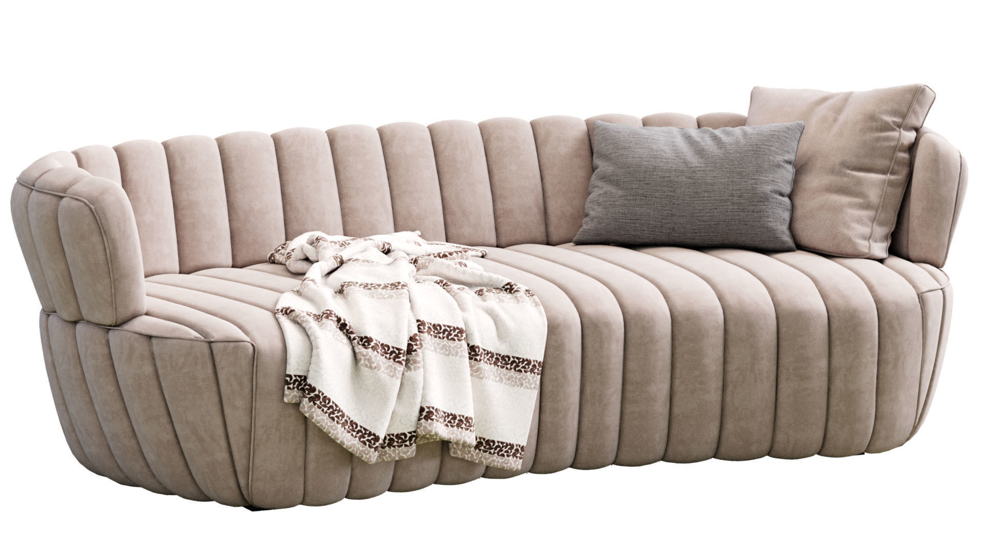 Sofa Joseph By Meridiani 3D model_7