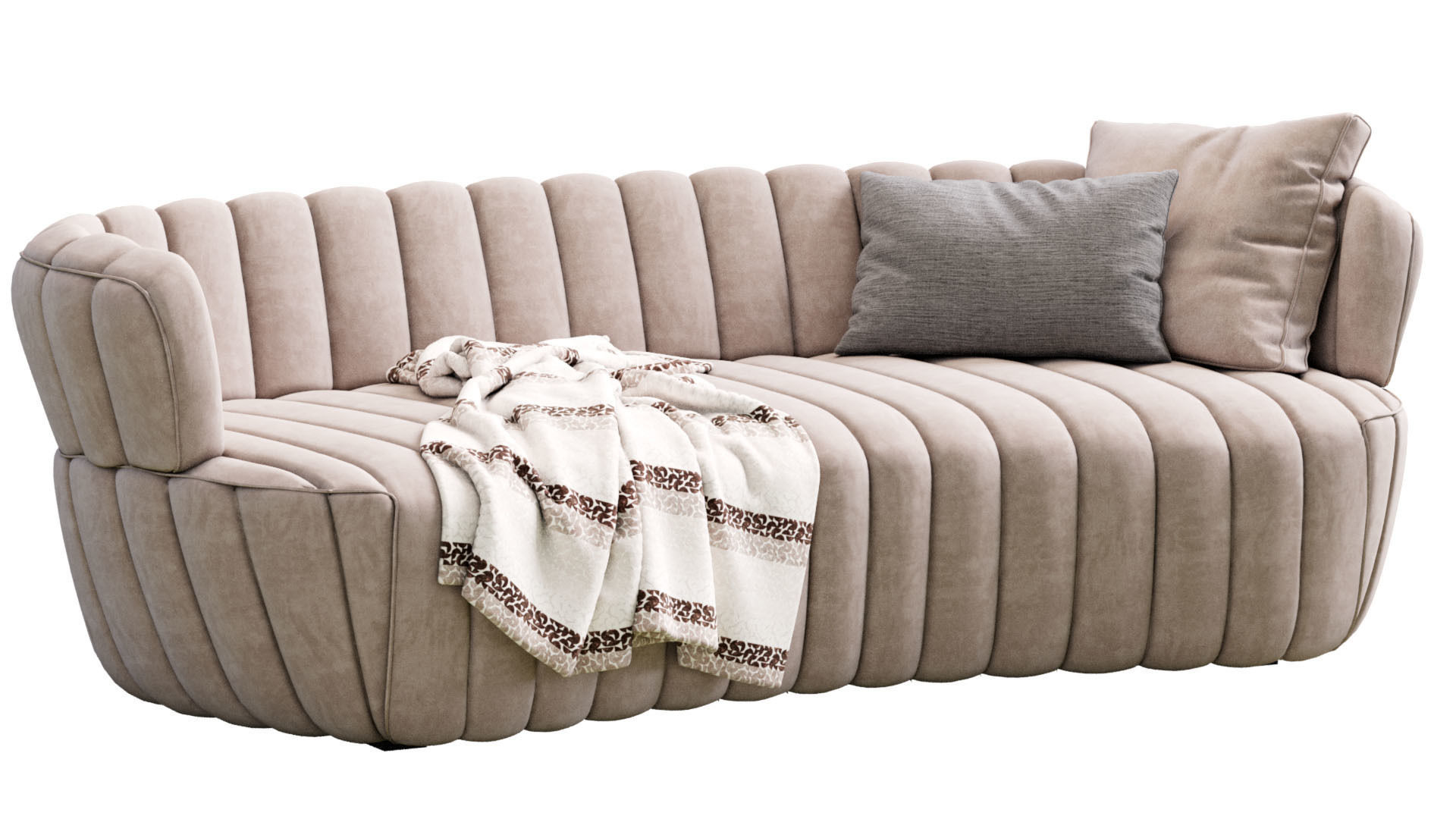 Sofa Joseph By Meridiani 3D model_10