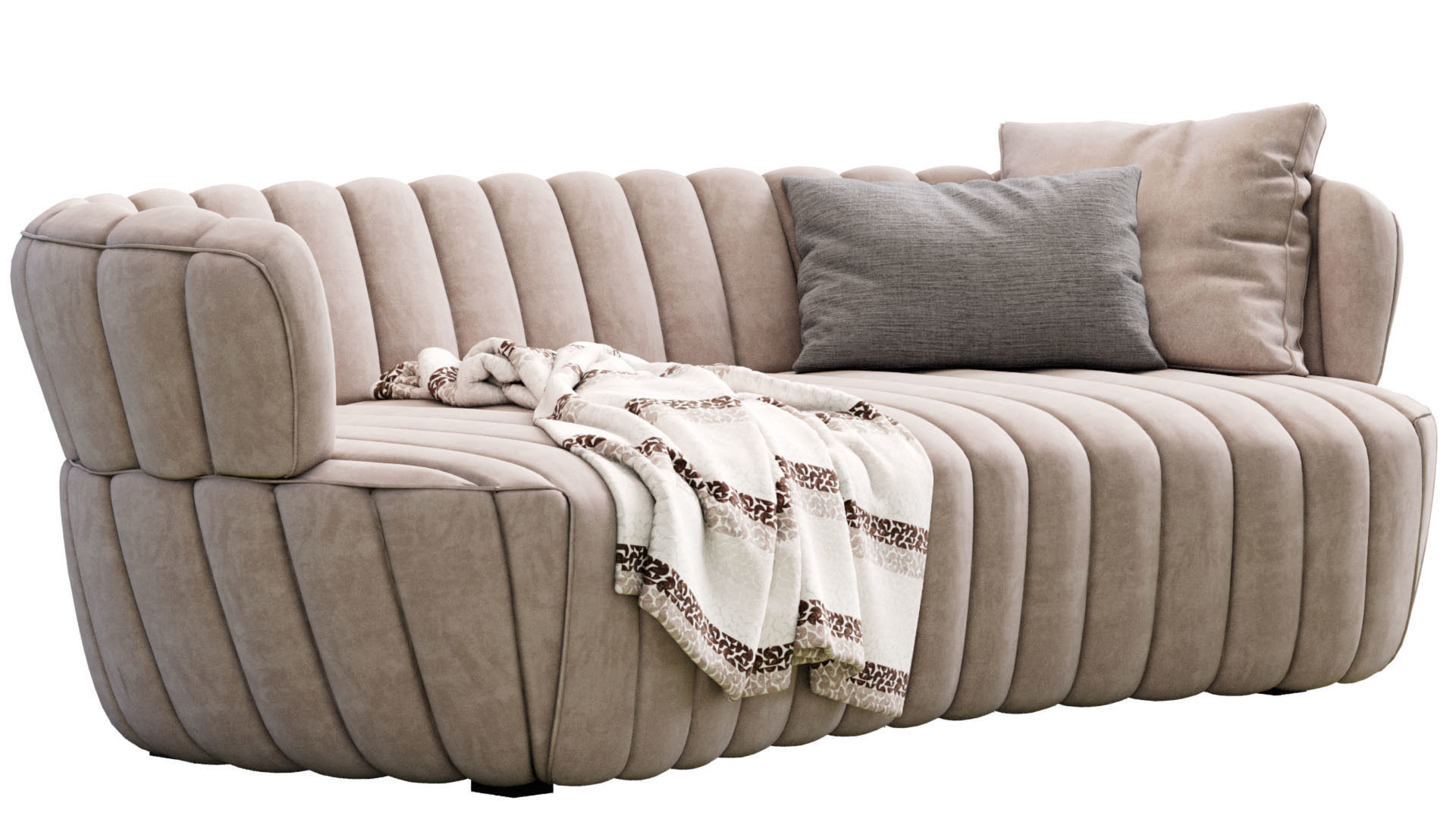 Sofa Joseph By Meridiani 3D model_8