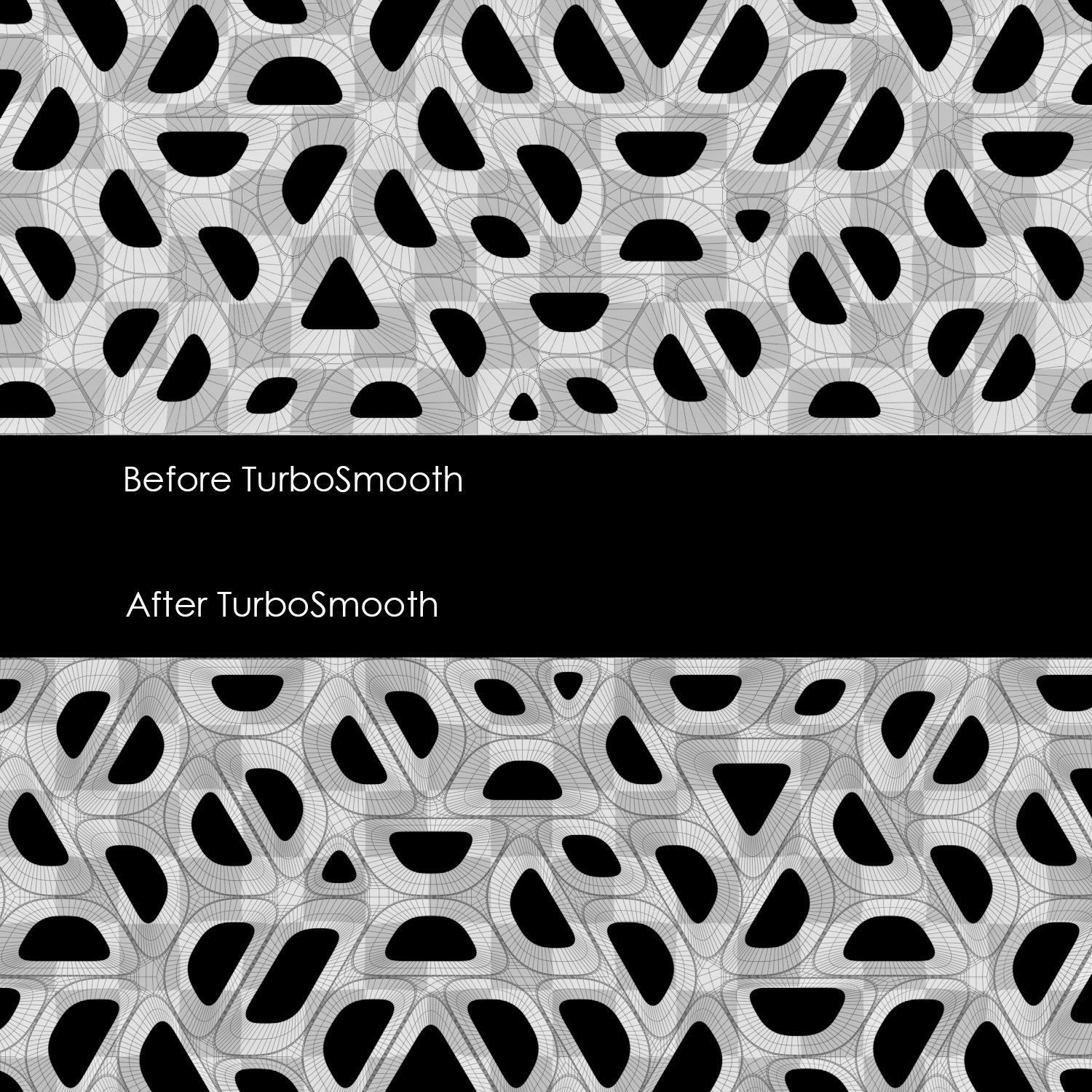 Decorative metal curved partition 3D model_5