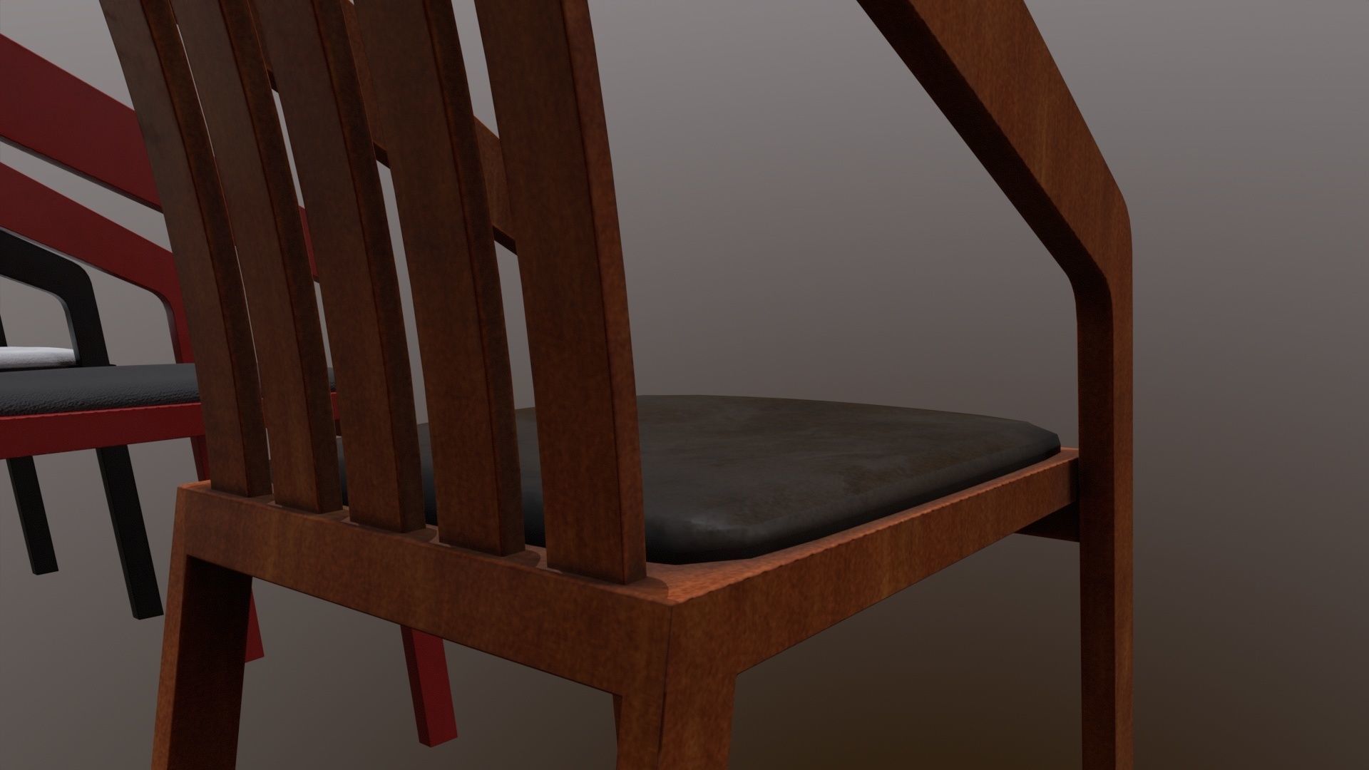 Chair 16 Low-poly 3D model_19