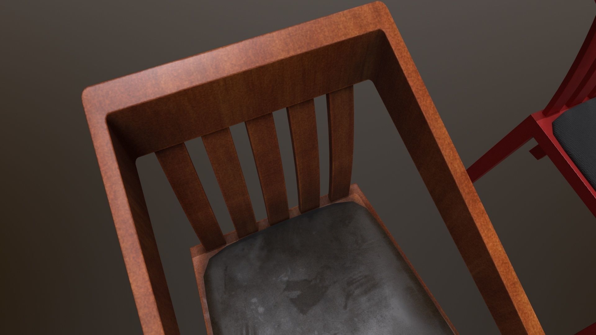 Chair 16 Low-poly 3D model_18