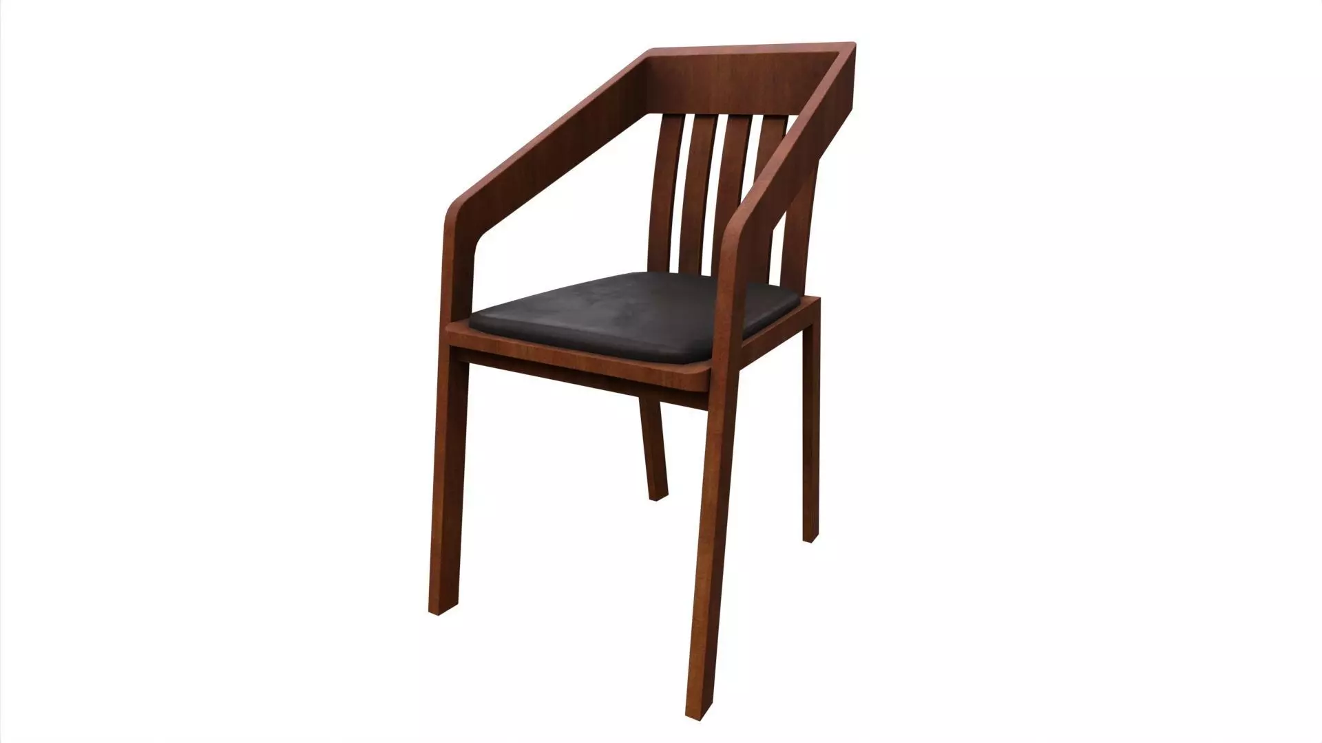 Chair 16 Low-poly 3D model_0