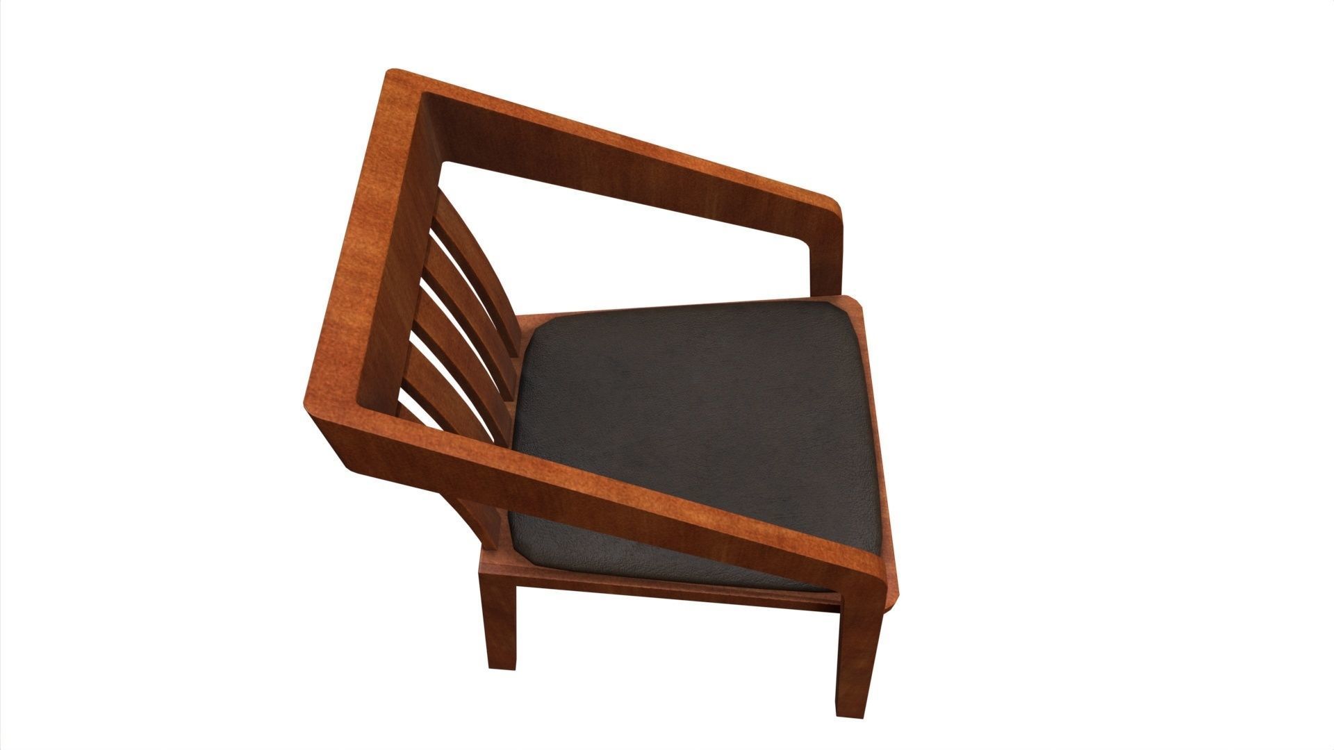Chair 16 Low-poly 3D model_8