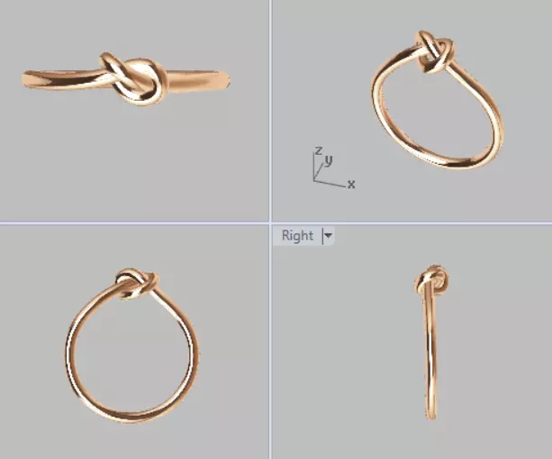 RING TIE  3D print model_0