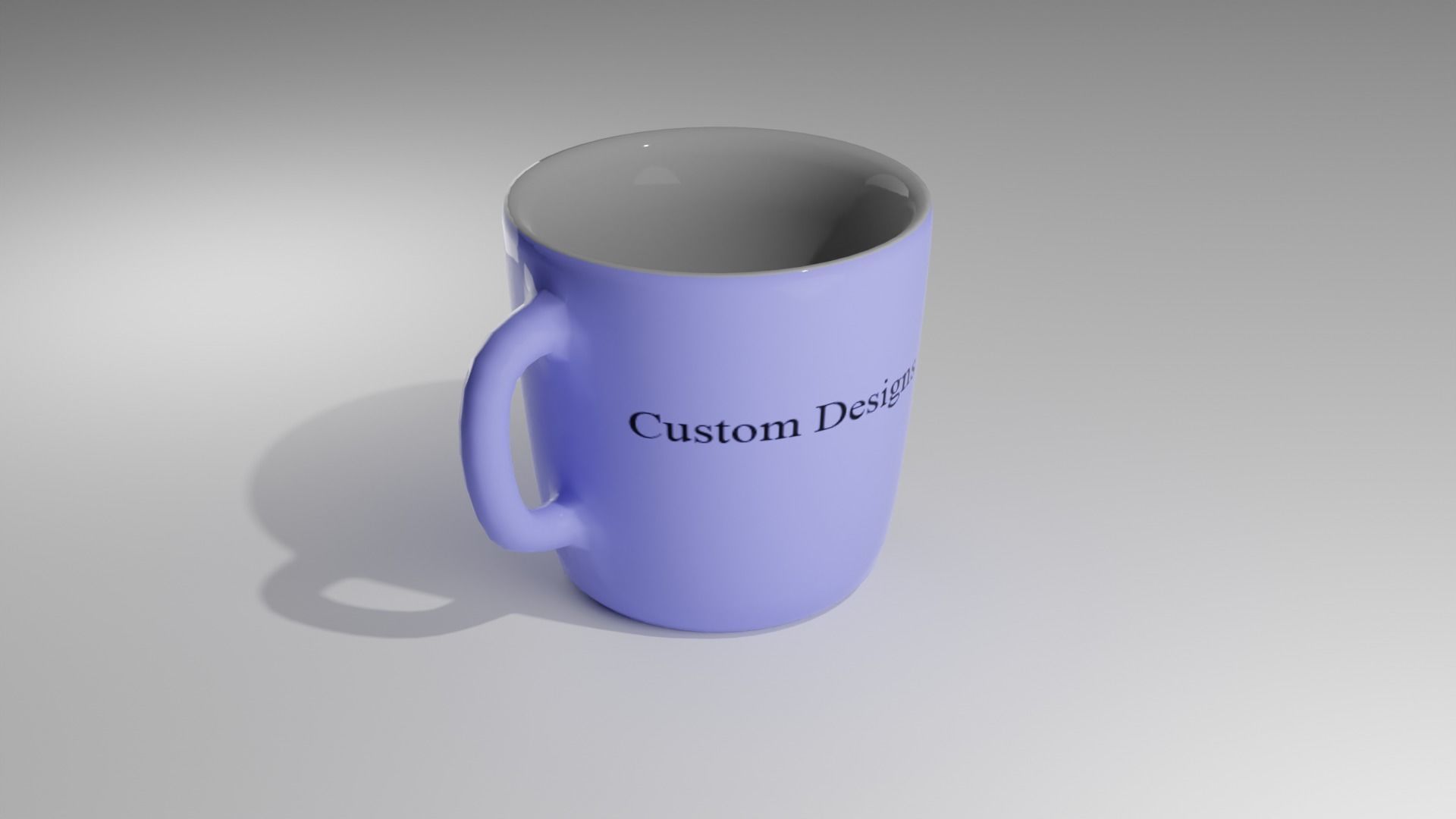 Simple Mug Free 3D model_3
