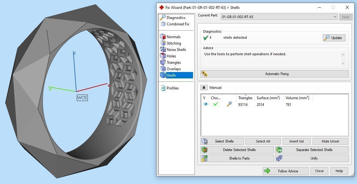 Facet gold ring 3D print model_6
