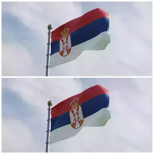 Animated Serbia Flags