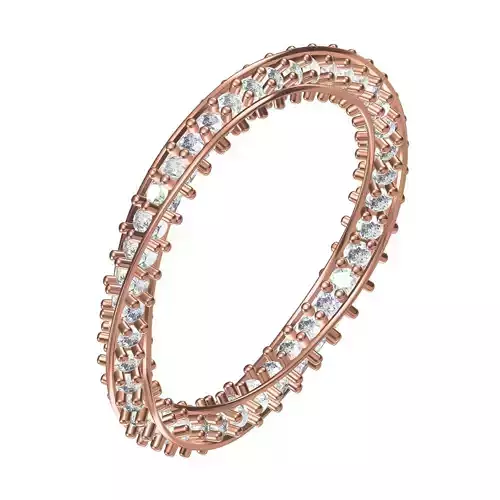 Twisted Wedding Band for Women