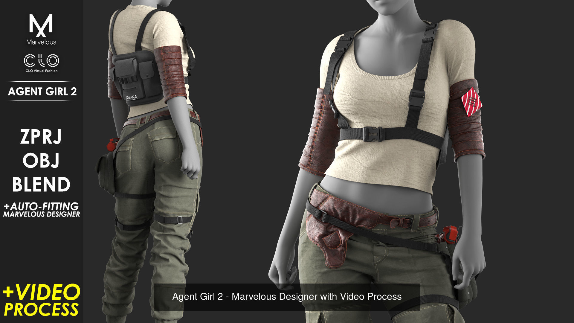 10 Outfits VOL 3 - Marvelous - CLO Project file 3D Model Collection_5