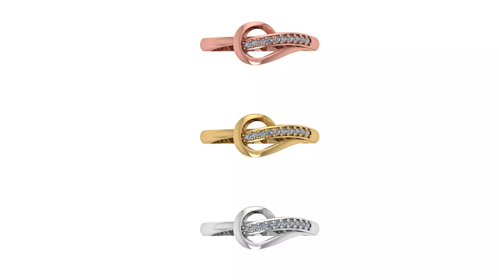 Engagement Ring Free 3D print model