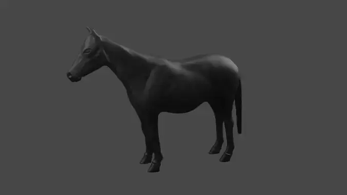Horse 3D print model