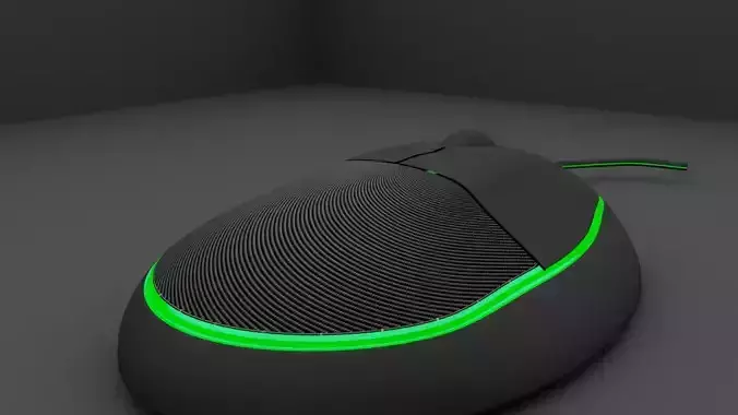 Low poly mouse keyboard