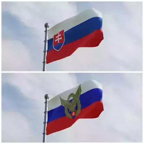 Animated Slovakia Flags