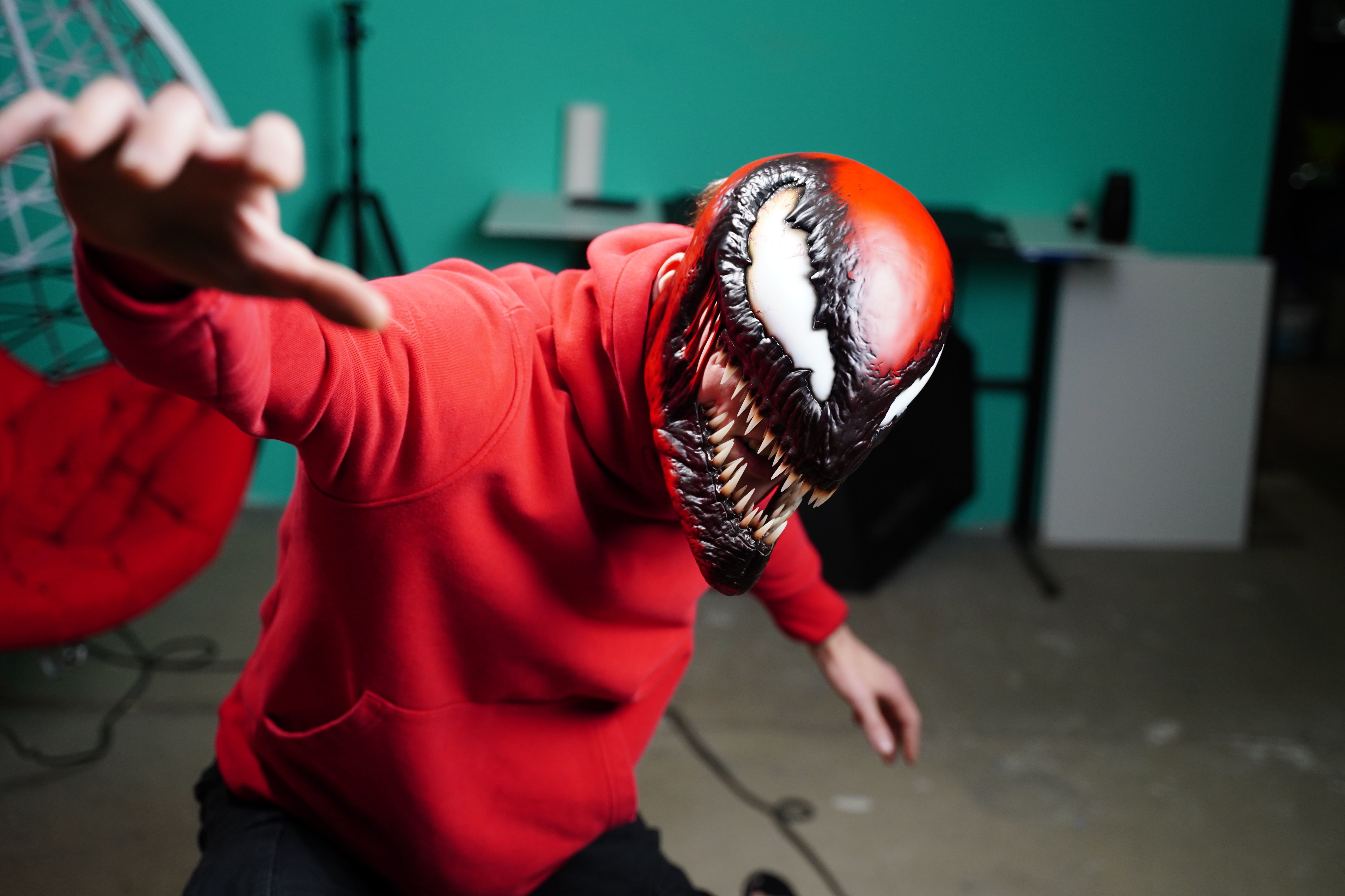 Carnage mask form Venom2 Let There be Carnage Full Face Hallowen 3D print model_7
