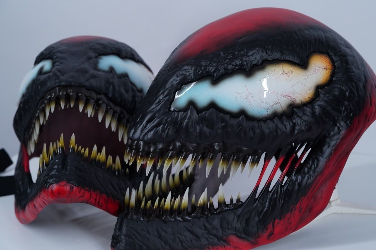 Carnage mask form Venom2 Let There be Carnage Full Face Hallowen 3D print model_11