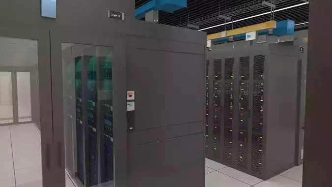 Modern Computer Server Room 2
