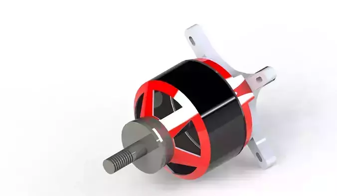 Leopard BLDC motor 3D print model