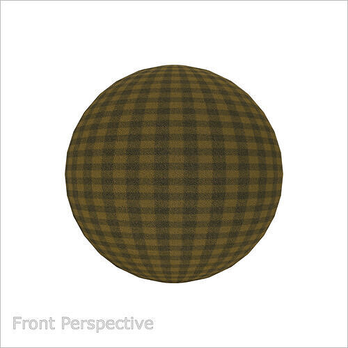 Yellow and Black Flannel Tartan Fabric Texture Seamless PBR Texture