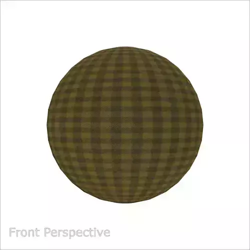 Yellow and Black Flannel Tartan Fabric Texture Seamless PBR Texture